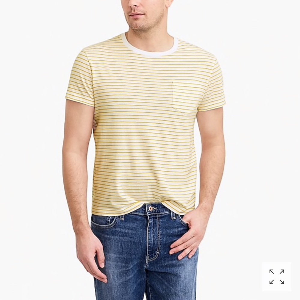 J Crew Striped Slim Fit Tee